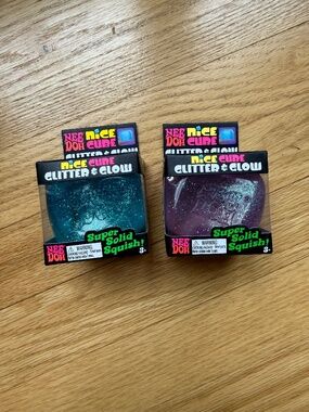 Needoh Cubes | Trendy | Viral | Must Have | Glitter & Glow x2